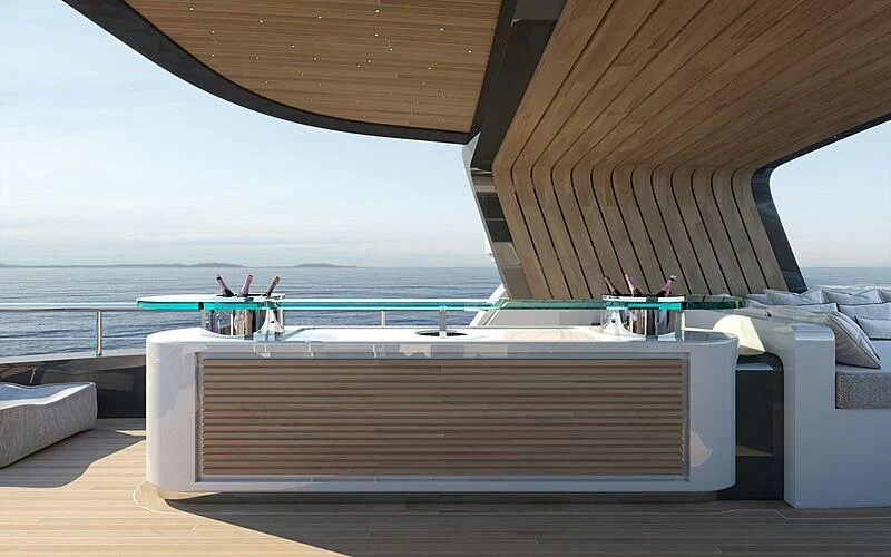 a boat on the water aboard LADY A Yacht for Sale