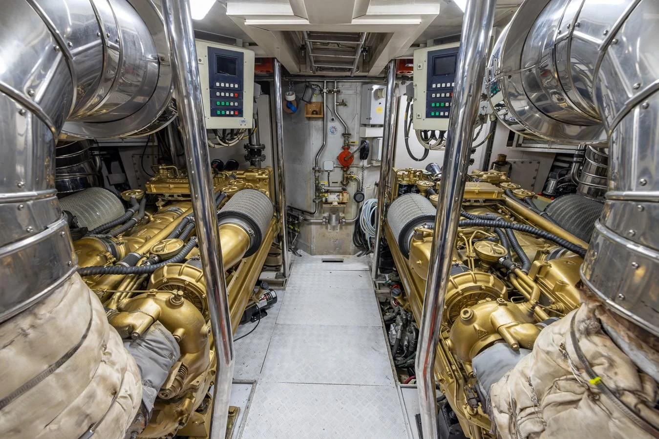 a room with machinery aboard ENDLESS SUN Yacht for Sale