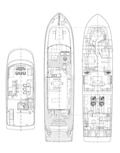 diagram aboard ONE SHOT Yacht for Sale