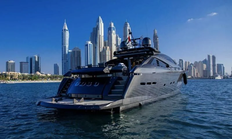 a boat on the water aboard UD30 Yacht for Sale