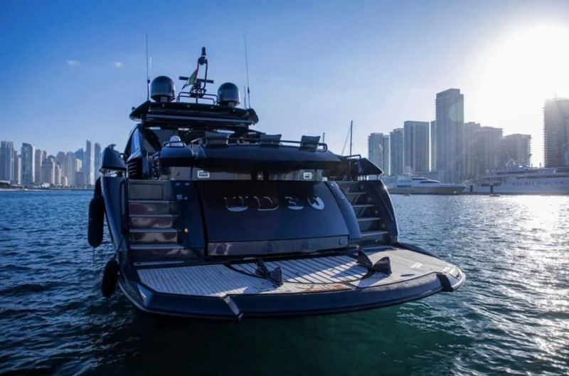 a boat on the water aboard UD30 Yacht for Sale