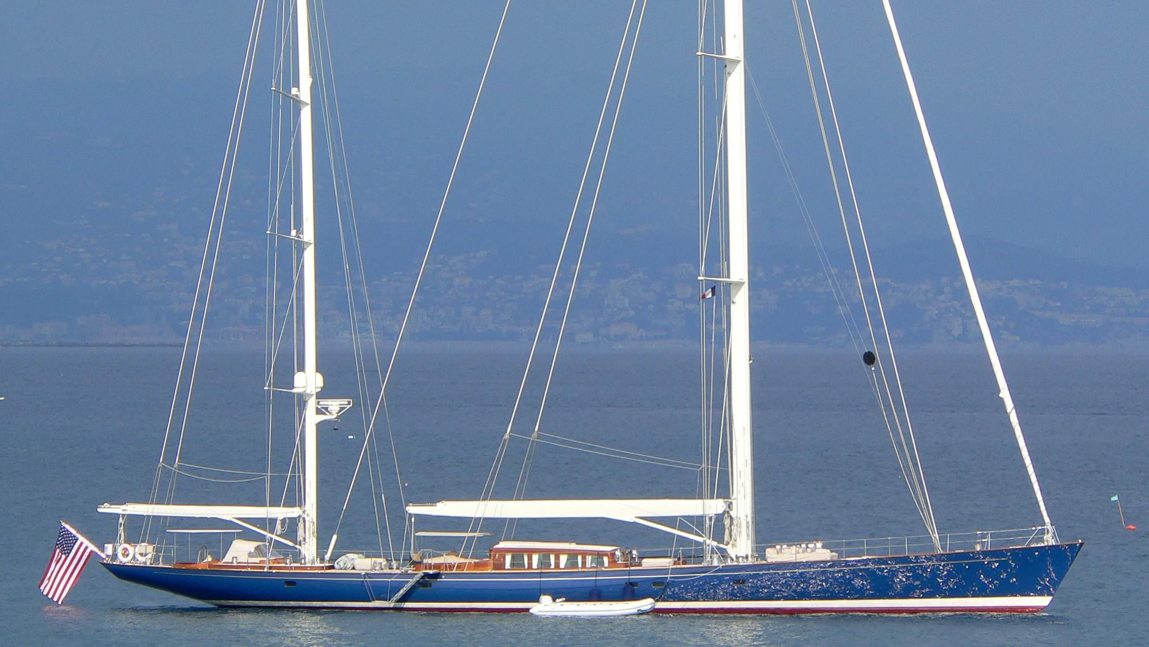 a boat on the water aboard REBECCA Yacht for Sale