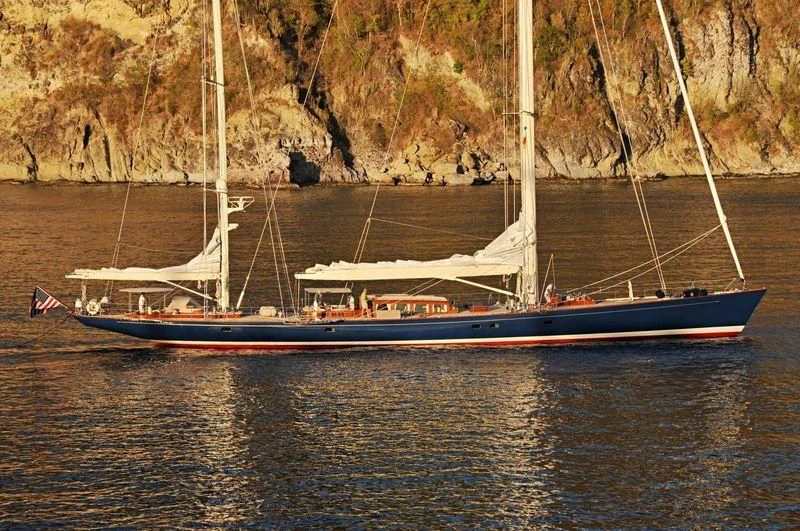 a boat on the water aboard REBECCA Yacht for Sale