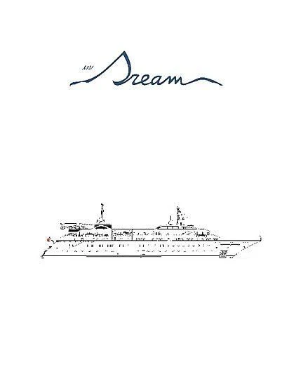 diagram aboard DREAM Yacht for Sale