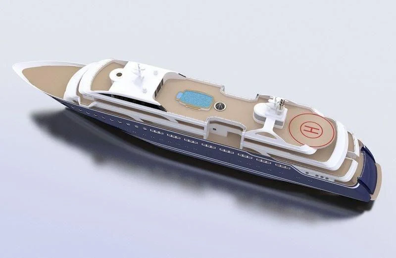 a close-up of a shoe aboard DREAM Yacht for Sale