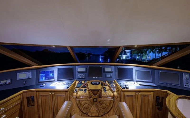 a room with a large ferris wheel aboard SYMPHONY Yacht for Sale
