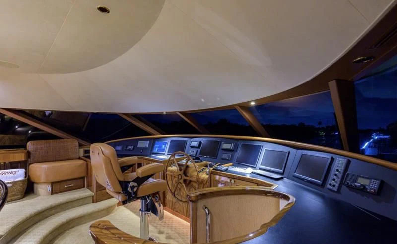 inside of a plane aboard SYMPHONY Yacht for Sale
