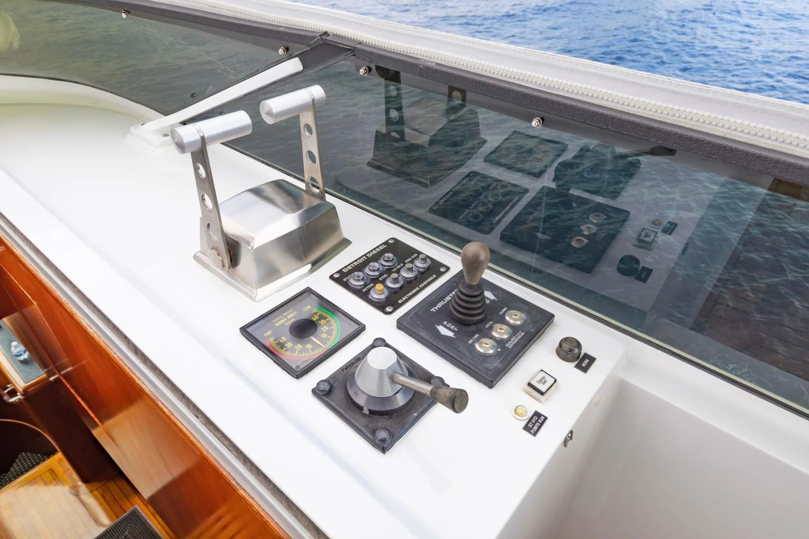 a model of a space ship aboard SIMARON Yacht for Sale