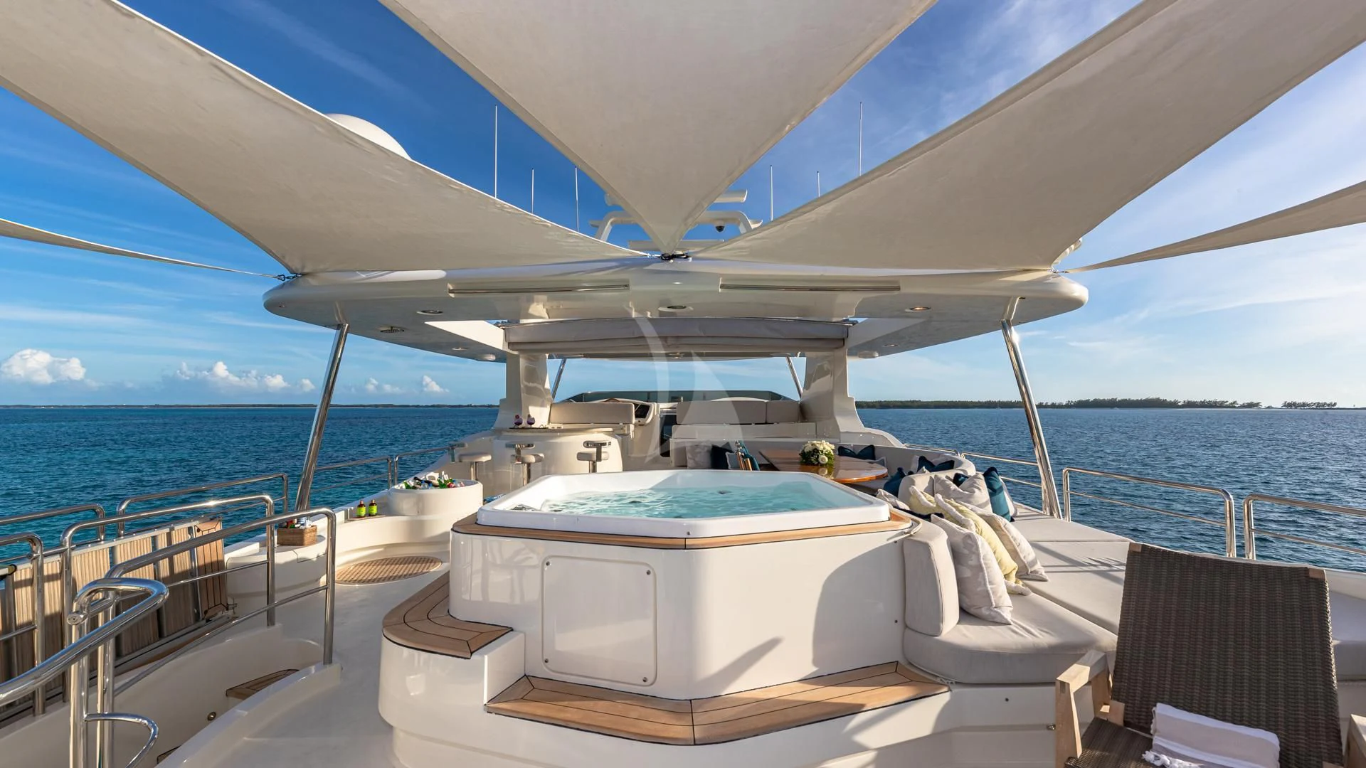 a boat on the water aboard SWEET EMOCEAN Yacht for Sale