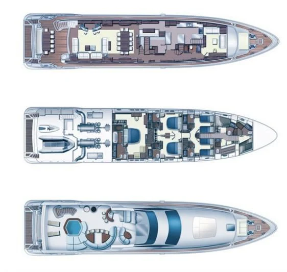 a couple of silver and blue electronic devices aboard SWEET EMOCEAN Yacht for Sale