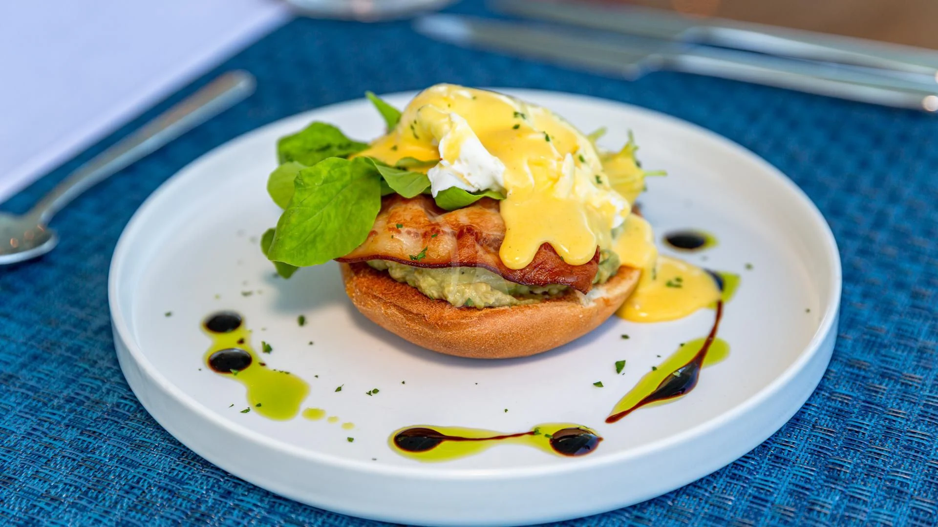 a plate of food aboard SWEET EMOCEAN Yacht for Sale