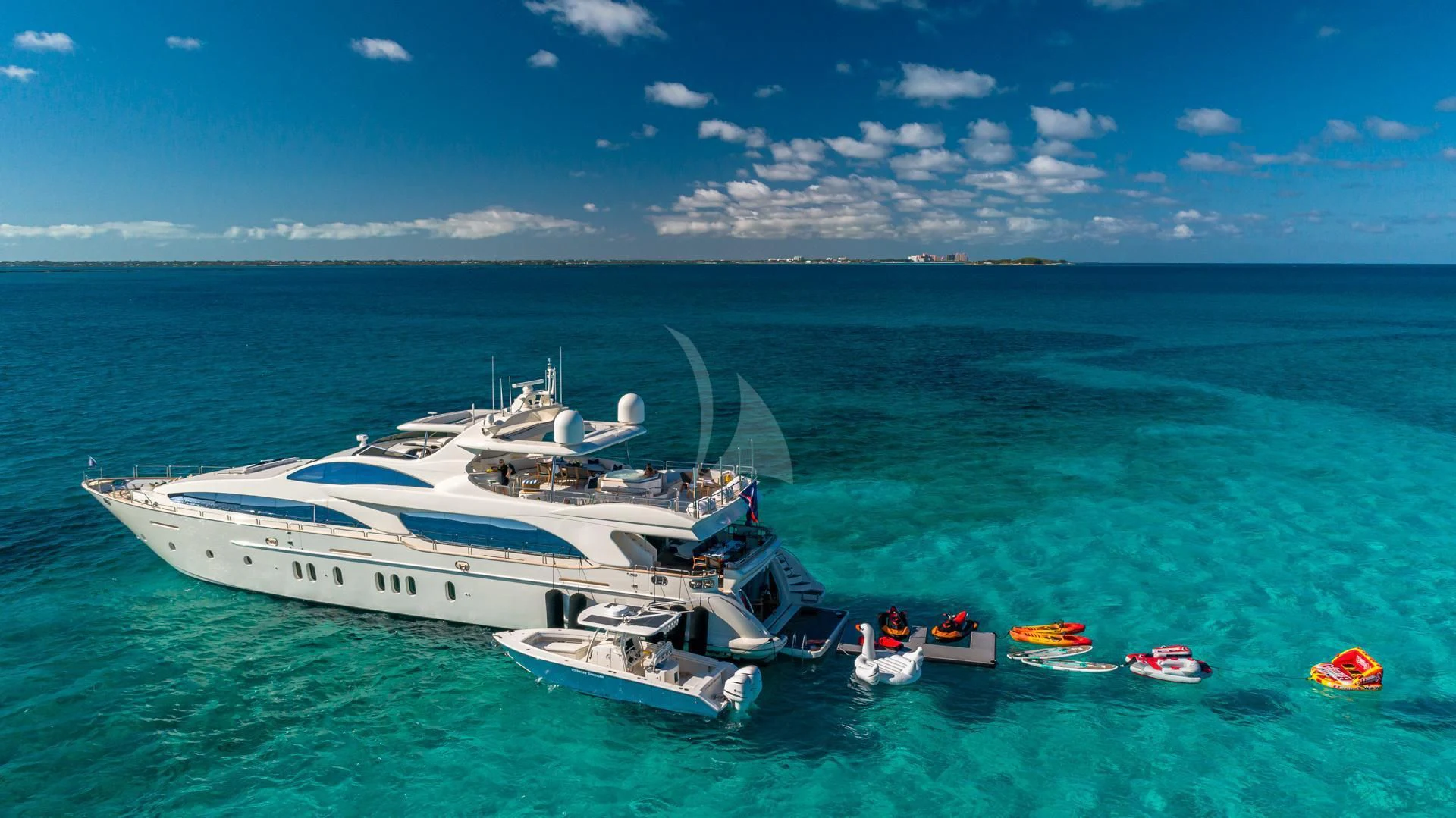 a boat in the water aboard SWEET EMOCEAN Yacht for Sale
