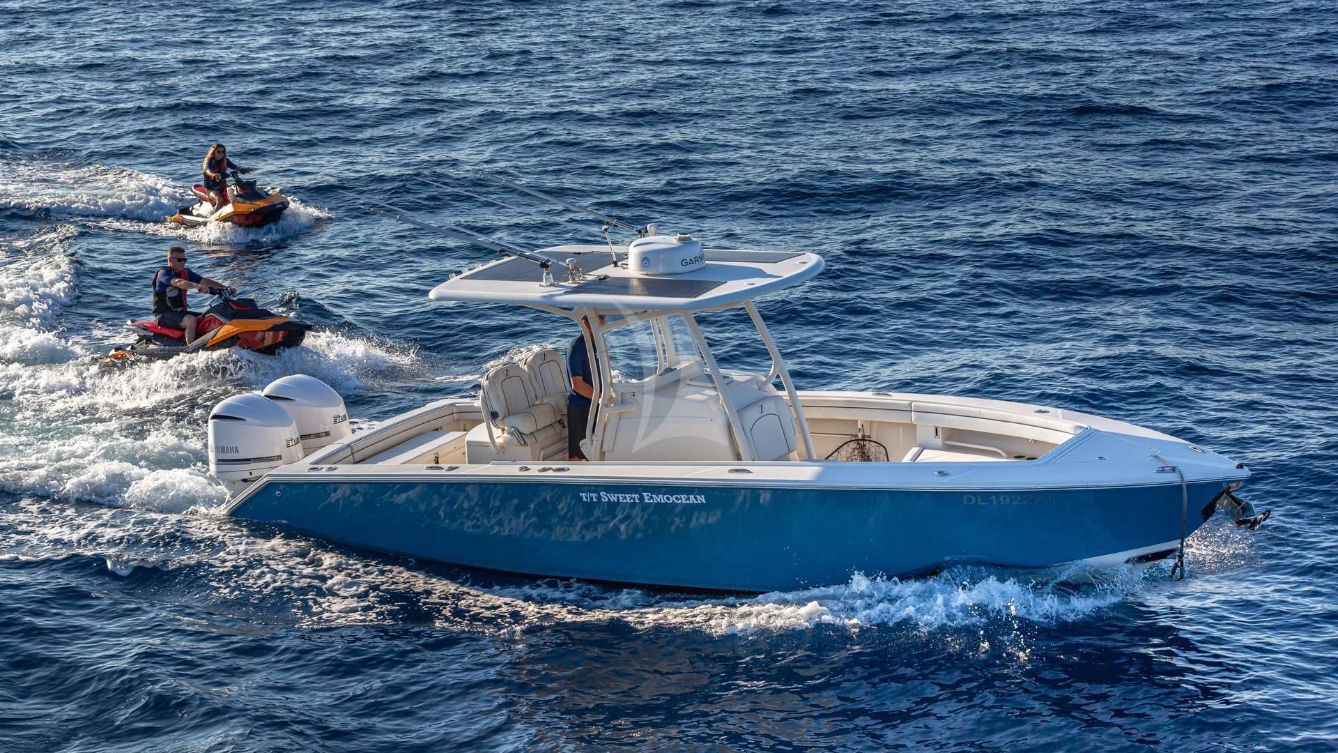 a boat with people in it aboard SWEET EMOCEAN Yacht for Sale
