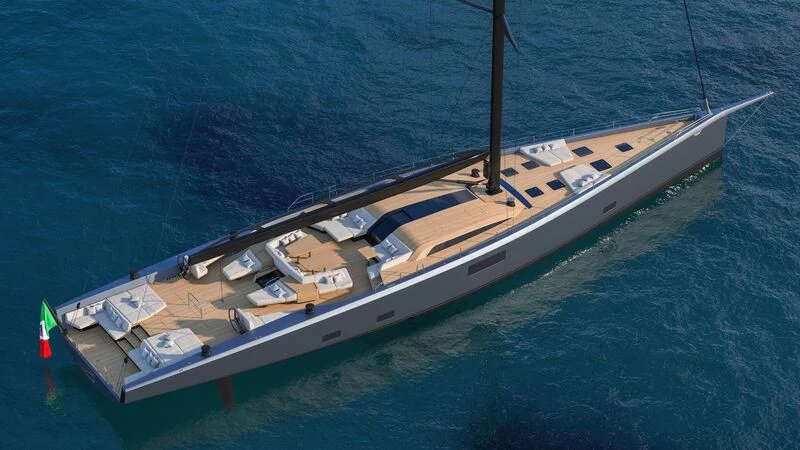a boat on the water aboard GALMA Yacht for Sale