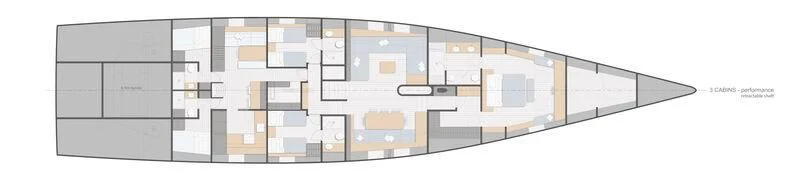 diagram aboard GALMA Yacht for Sale
