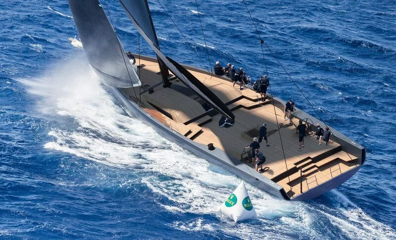 a group of people on a ski lift aboard GALMA Yacht for Sale