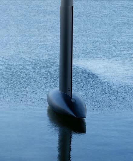 a computer mouse on a blue surface aboard GALMA Yacht for Sale
