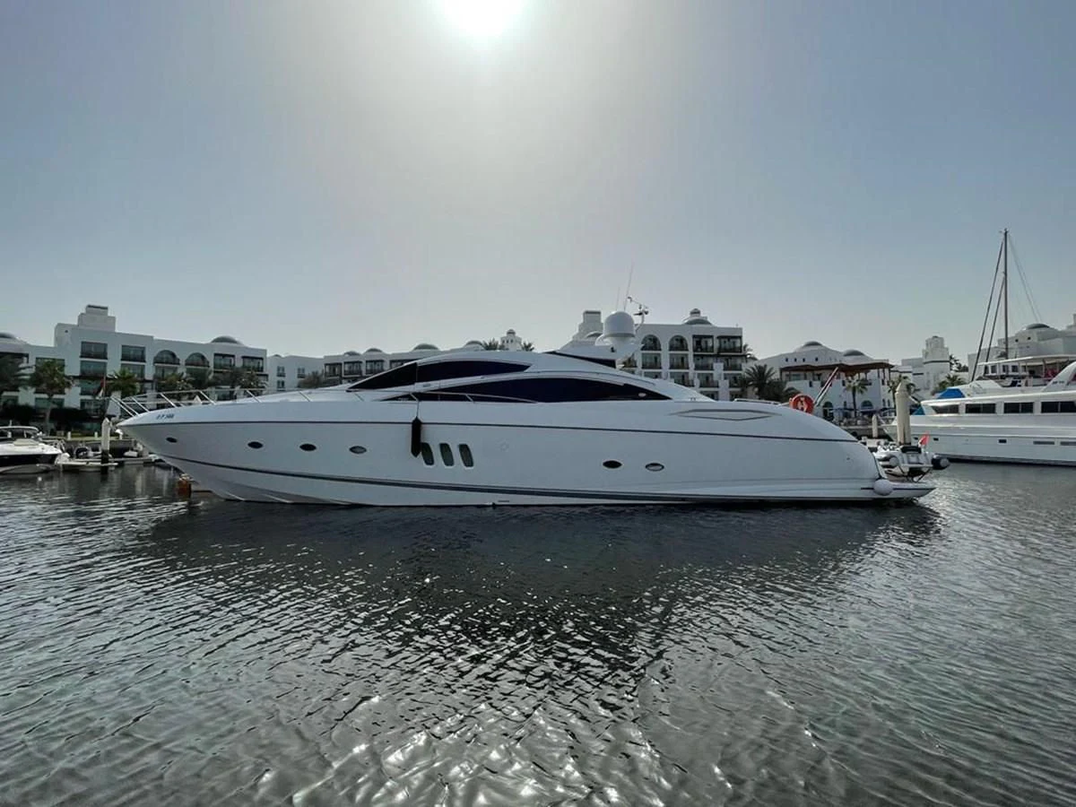 a boat in the water aboard MILA DUBAI Yacht for Sale