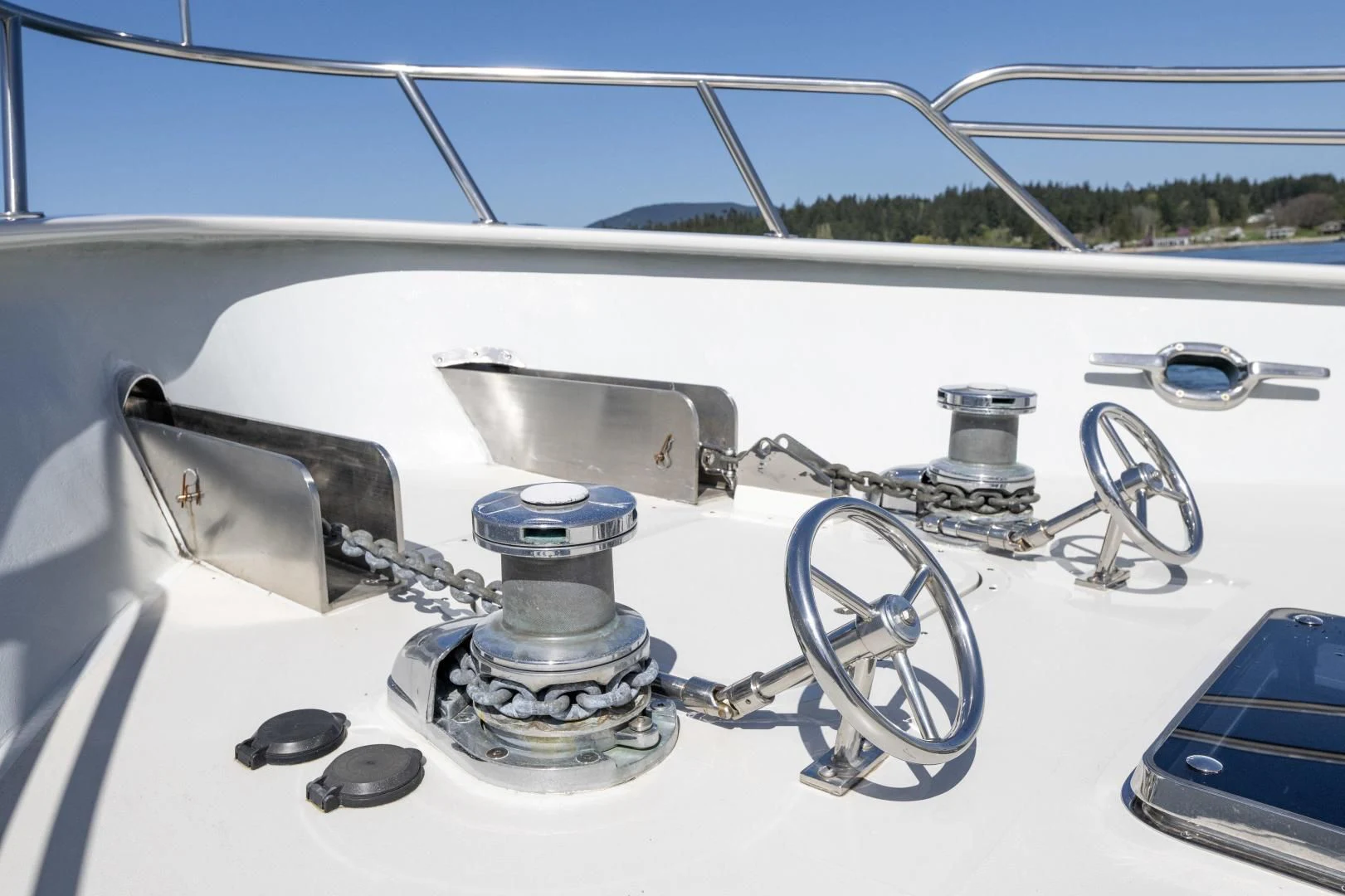 a close-up of a sink aboard CHEEMAUN Yacht for Sale