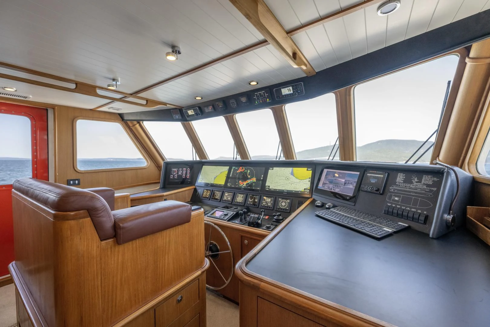 inside of a vehicle aboard CHEEMAUN Yacht for Sale