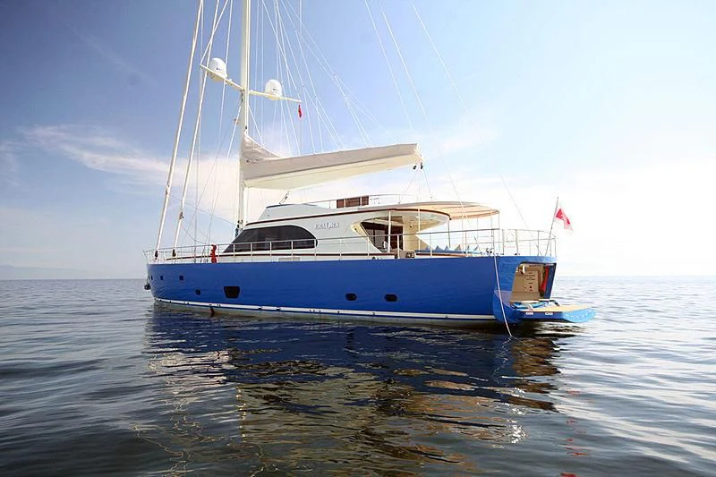 a boat in the water aboard ERAORA Yacht for Sale
