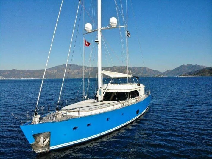 a boat in the water aboard ERAORA Yacht for Sale