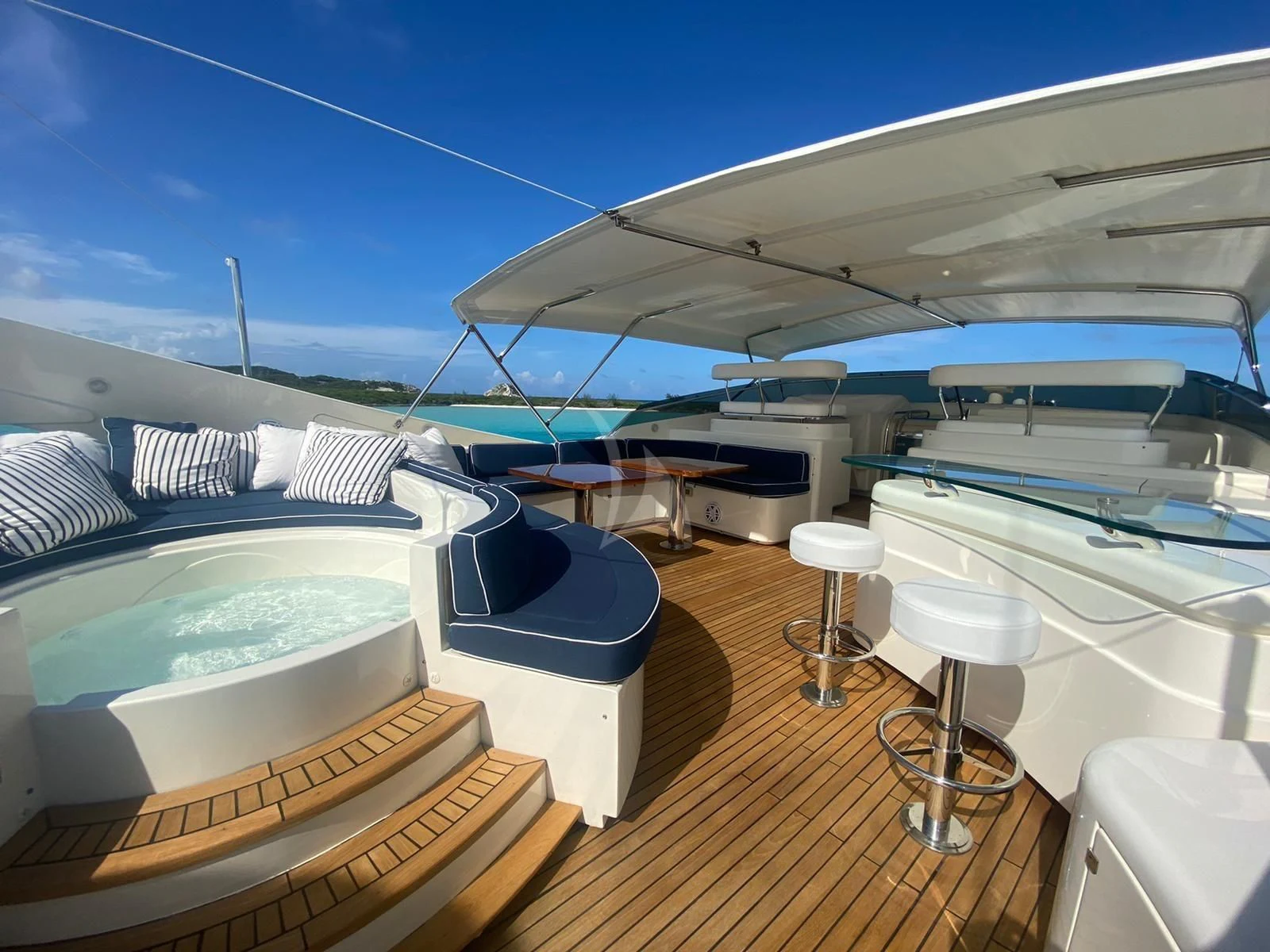 a boat on the water aboard MAMBO Yacht for Sale