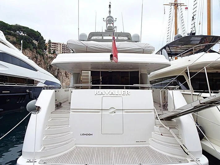 a boat docked at a pier aboard ELAN Yacht for Sale