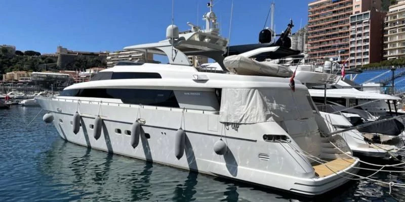 a boat in the water aboard ELAN Yacht for Sale