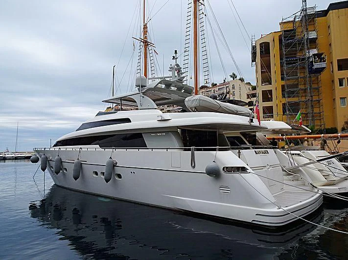 a white boat in the water aboard ELAN Yacht for Sale