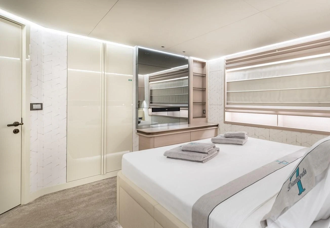 a hospital room with a bed aboard PROJECT 105 Yacht for Sale