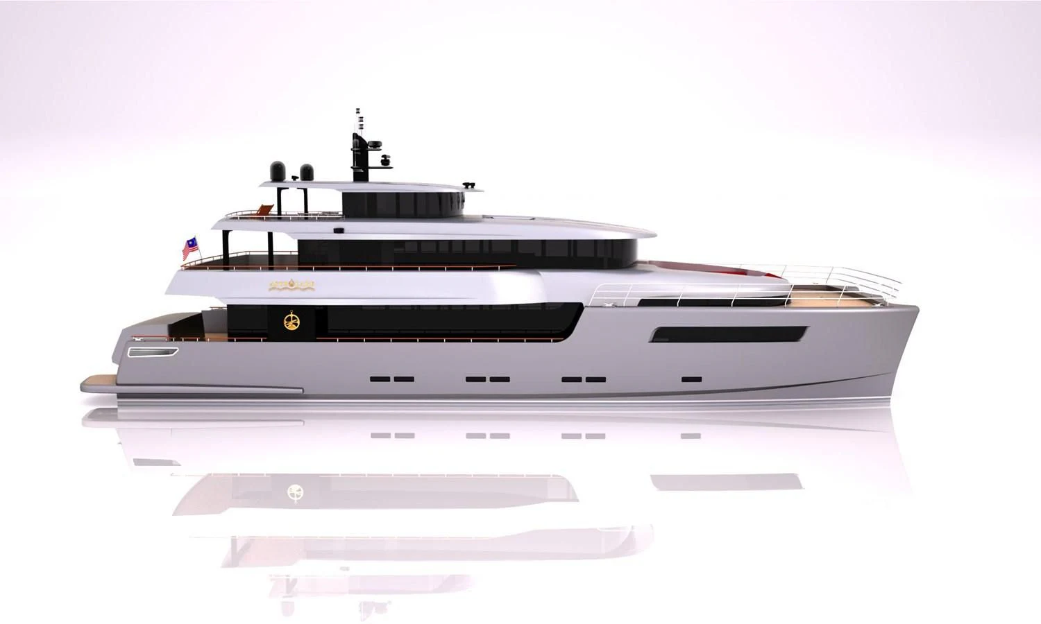 graphical user interface, website aboard PROJECT 105 Yacht for Sale
