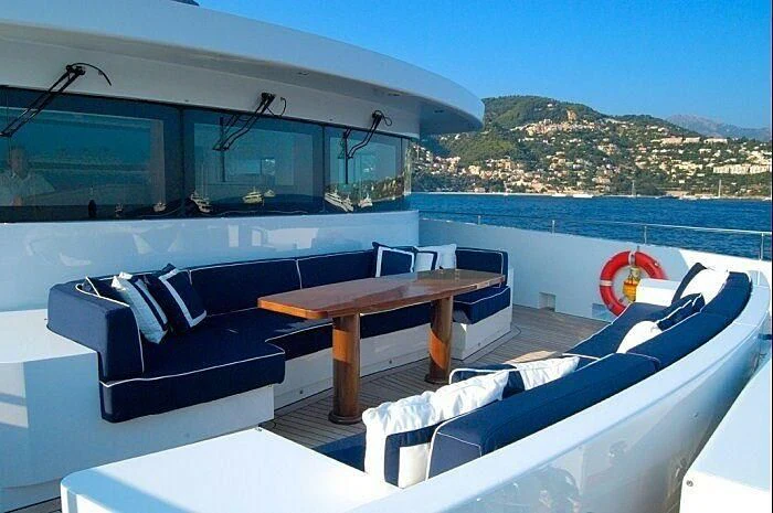 a boat on the water aboard OXYGEN Yacht for Sale