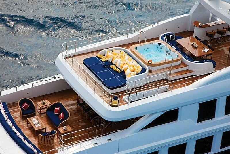 a boat on the water aboard OXYGEN Yacht for Sale
