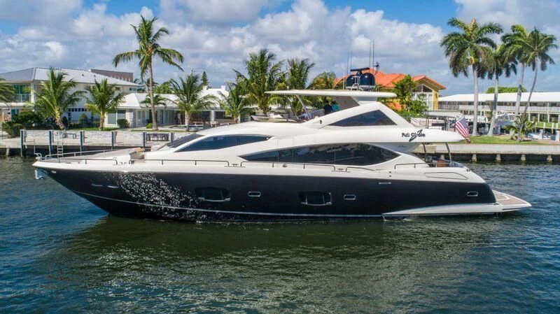 a yacht on the water aboard FULL CIRCLE Yacht for Sale