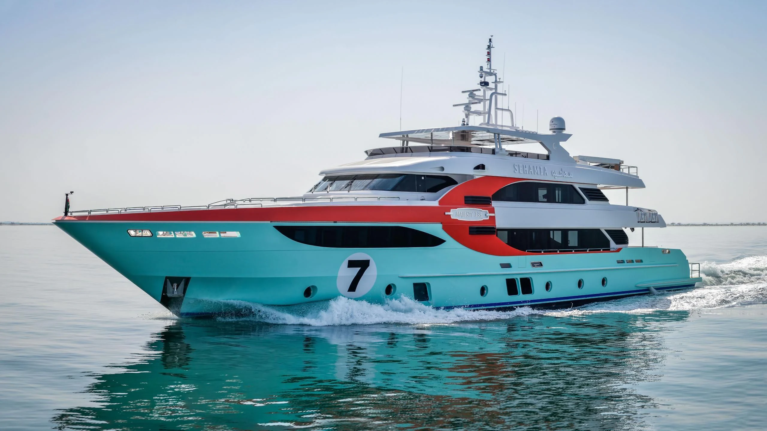 a boat on the water aboard OBSESSION Yacht for Sale