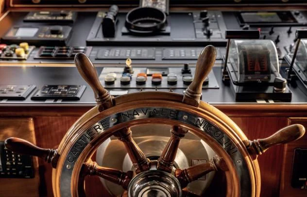 a close-up of a machine aboard ADAMAS V Yacht for Sale