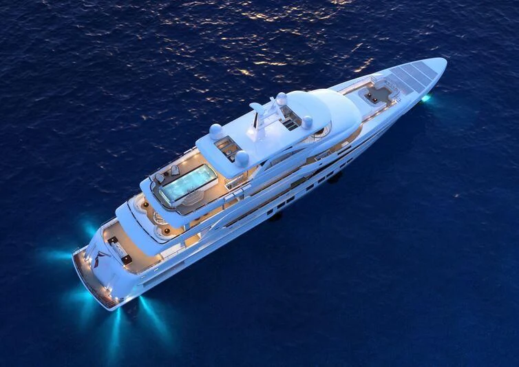 a space ship in the water aboard BURGER 180 HULL 02 Yacht for Sale