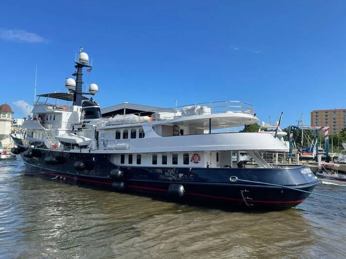a boat on the water aboard ASTERIA Yacht for Charter