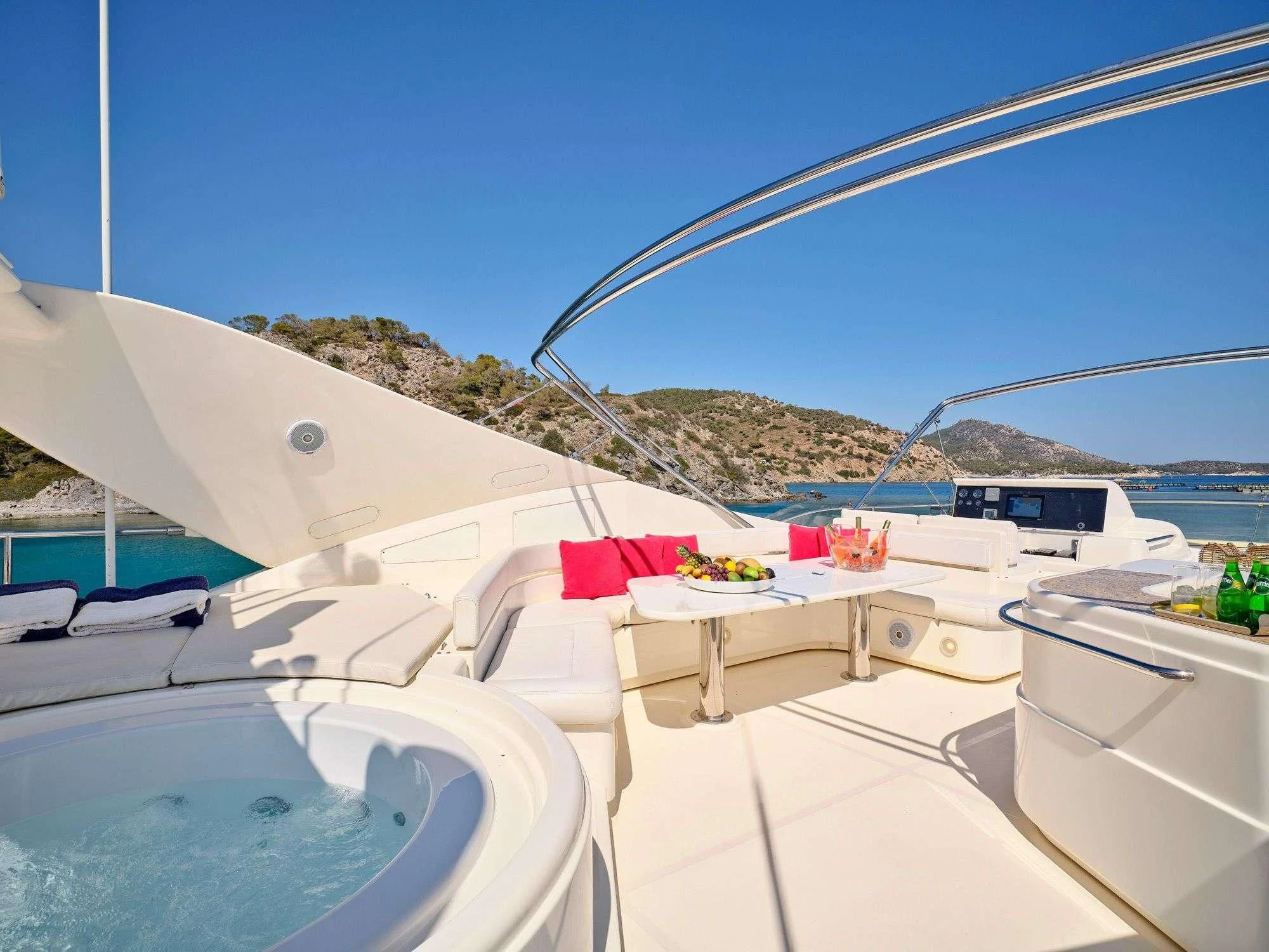 a boat on the water aboard ESTIA YI Yacht for Sale