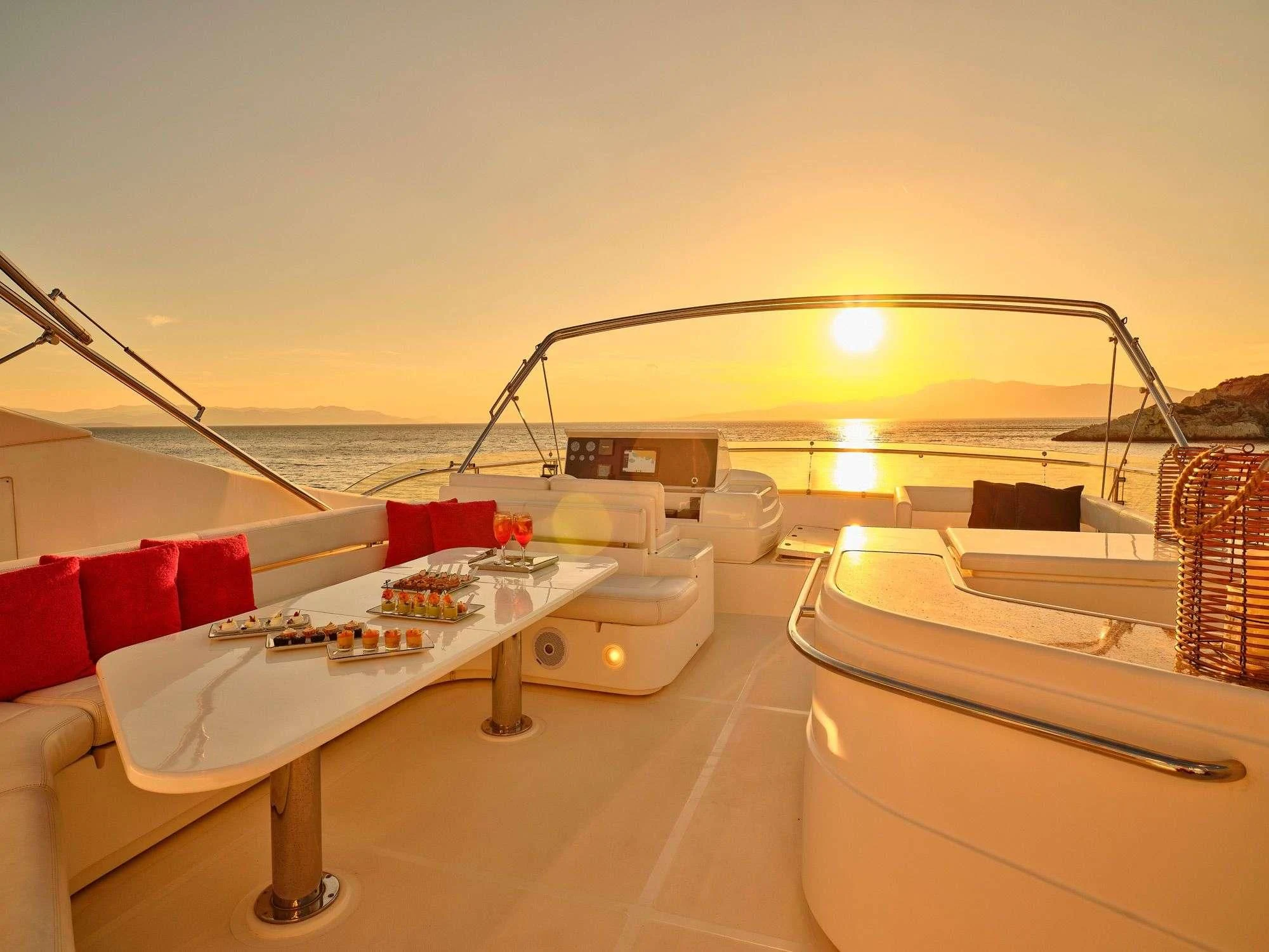 a boat on the water aboard ESTIA YI Yacht for Sale