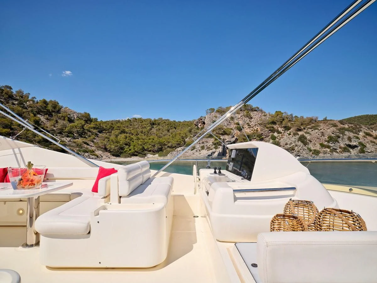 a boat on a body of water aboard ESTIA YI Yacht for Sale