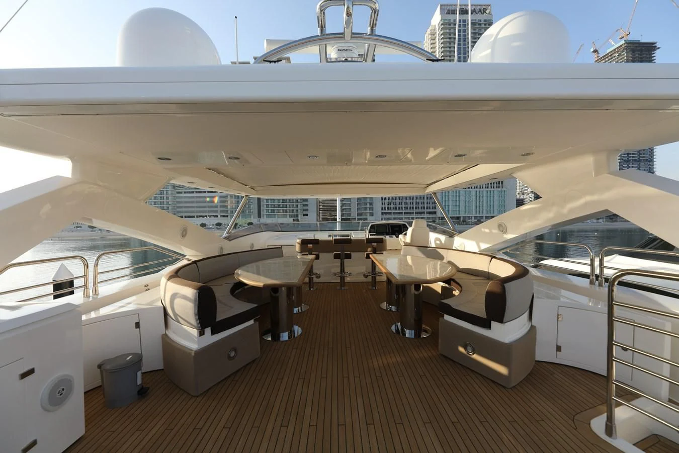 inside of a ship aboard SUNSEEKER 30M Yacht for Sale
