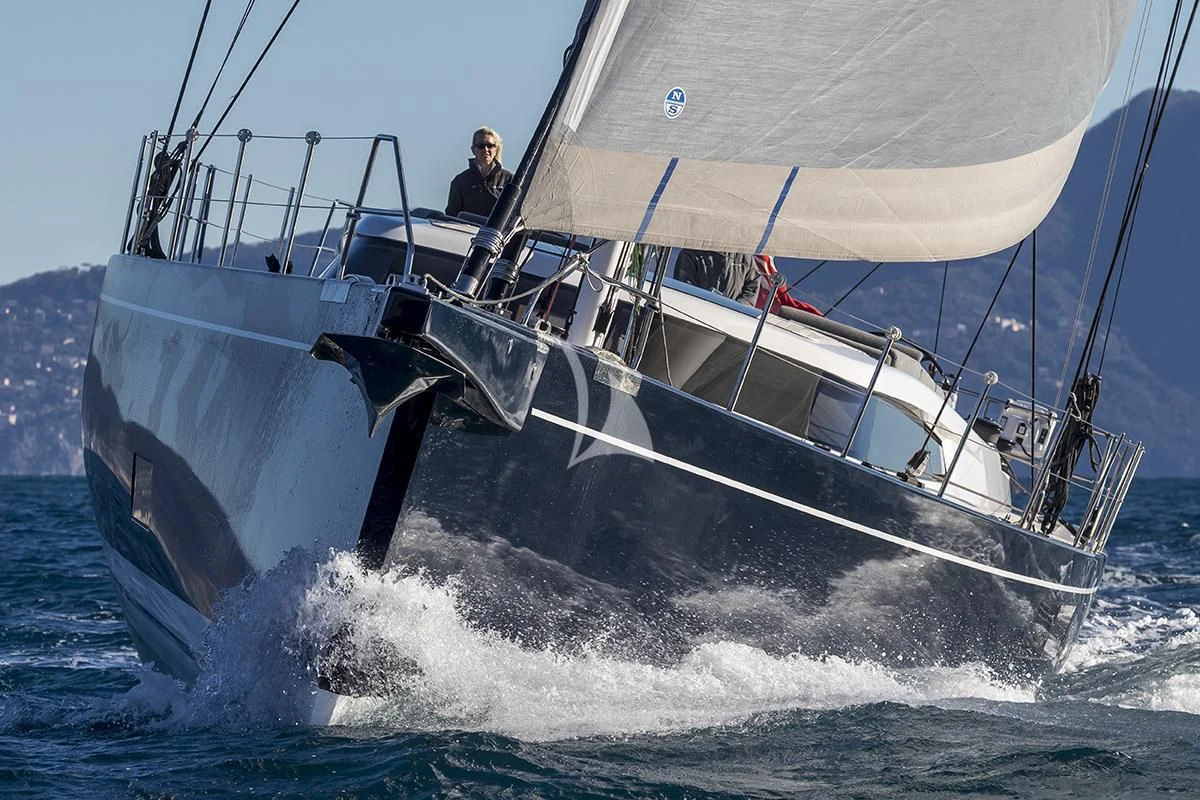 a couple of people on a boat aboard JIKAN Yacht for Charter
