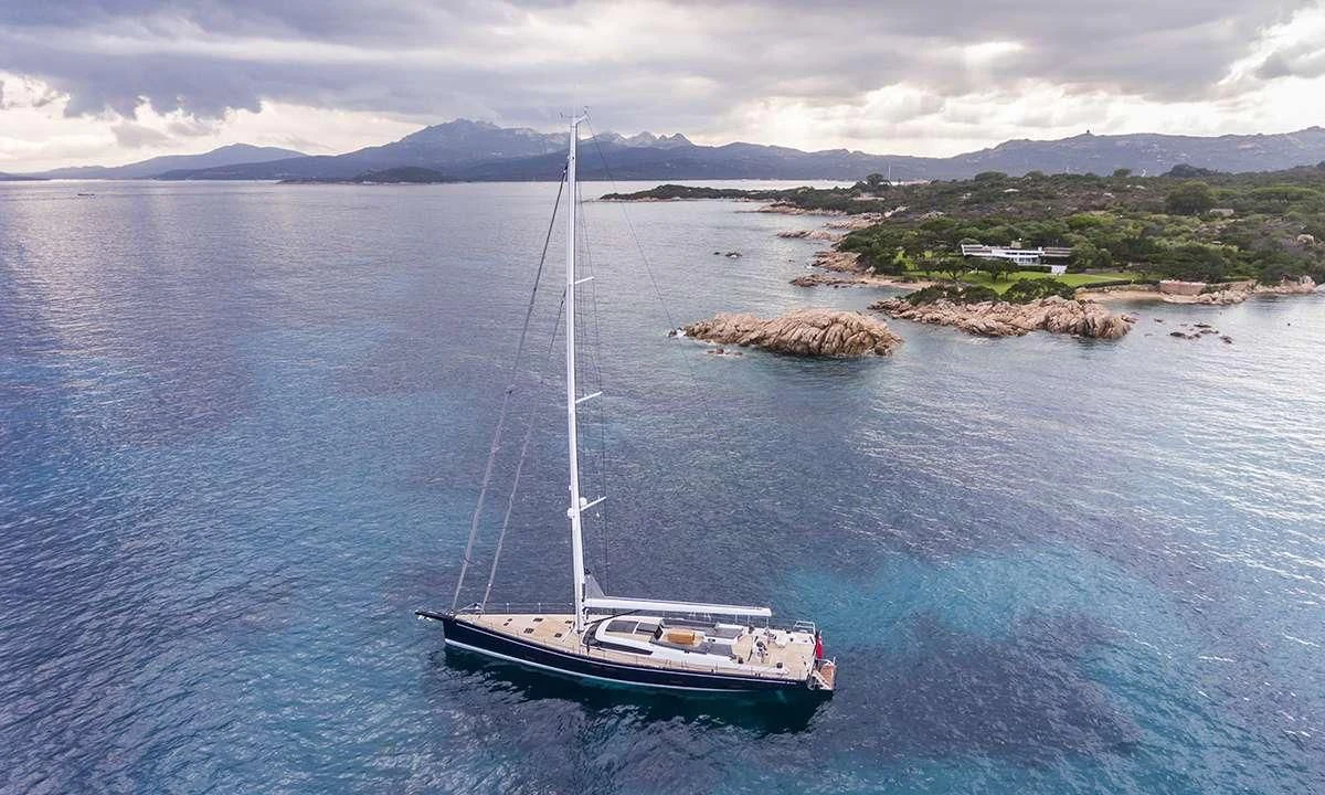 a boat on the water aboard JIKAN Yacht for Charter