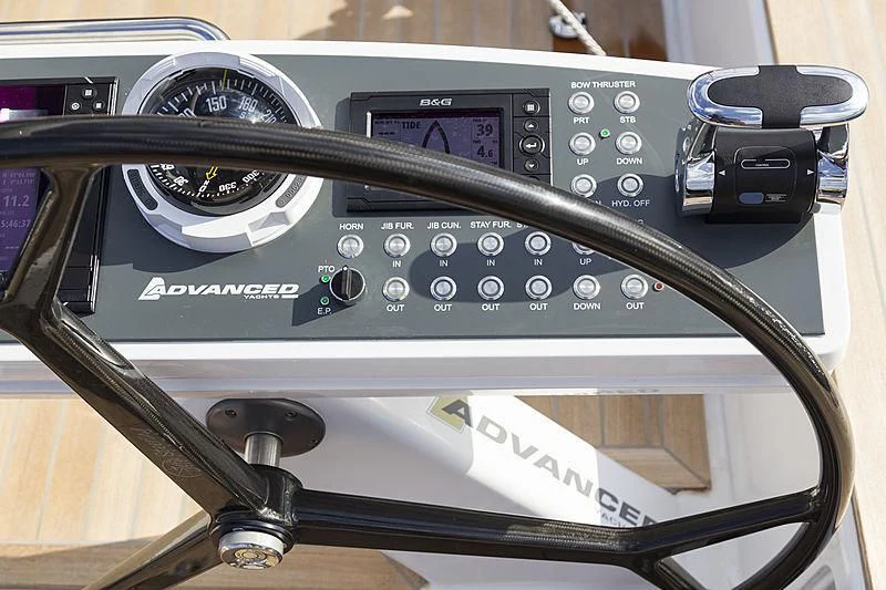 graphical user interface aboard JIKAN Yacht for Charter