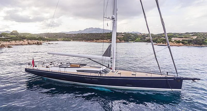 a boat on the water aboard JIKAN Yacht for Charter