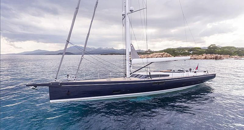 a boat in the water aboard JIKAN Yacht for Charter