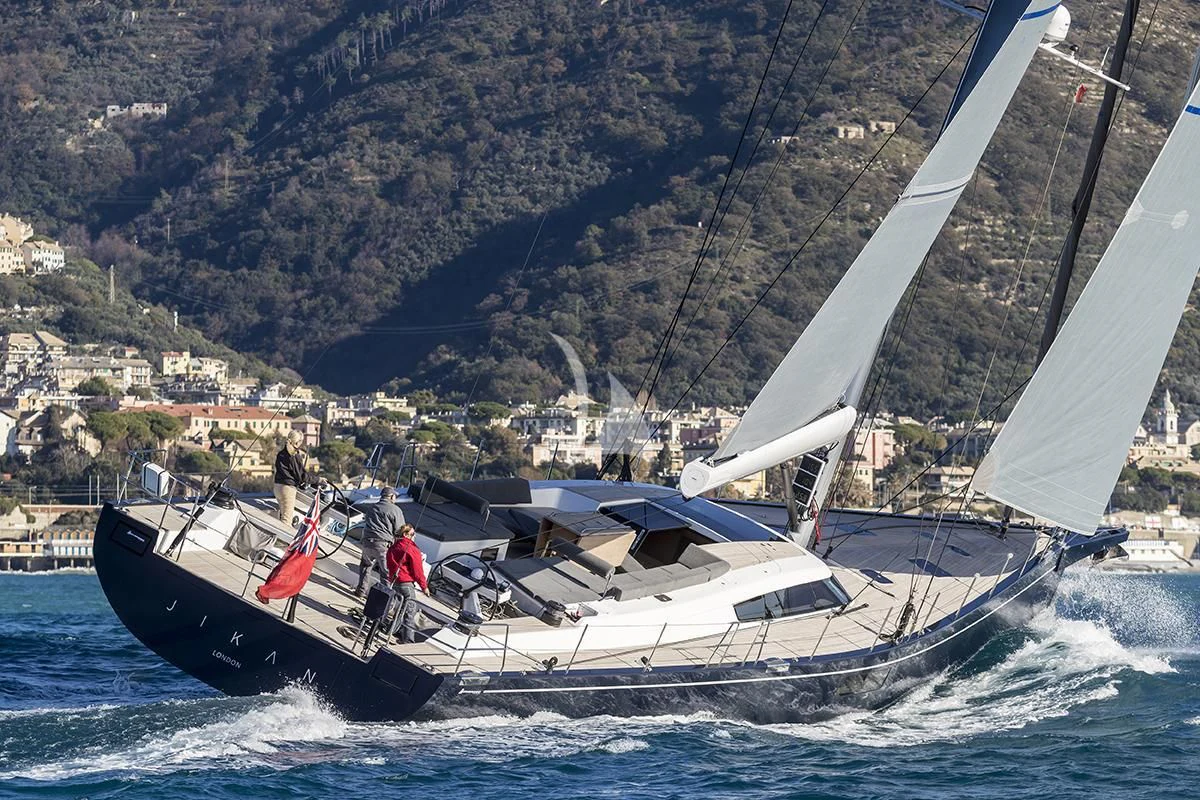 a boat sailing on the water aboard JIKAN Yacht for Charter