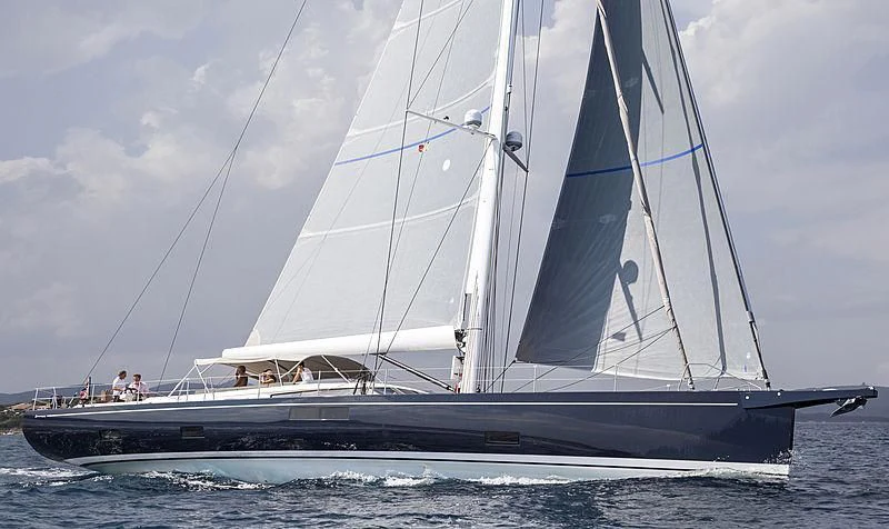 a boat on the water aboard JIKAN Yacht for Charter